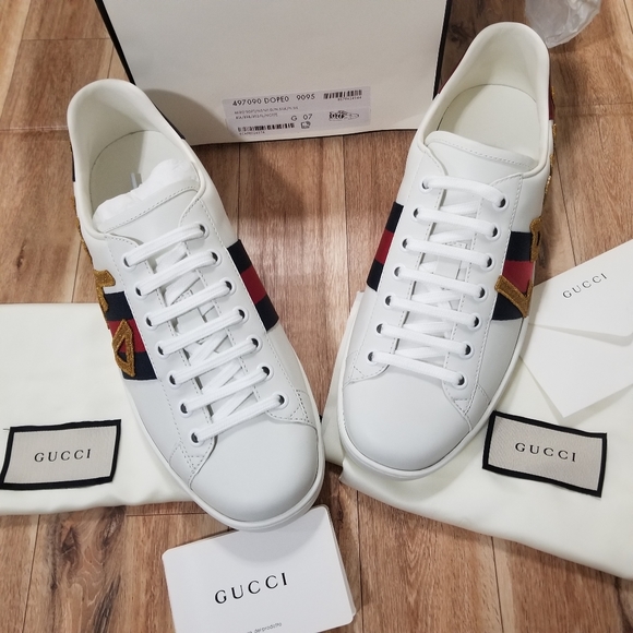 Gucci Other - ❤SOLD❤Gucci Ace Embroidered "Loved" sneakers